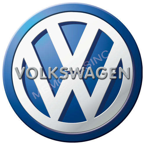 VW Logo - Classic Round Metal Sign