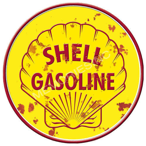 Gasoline - Shell Classic - Classic Round Metal Sign