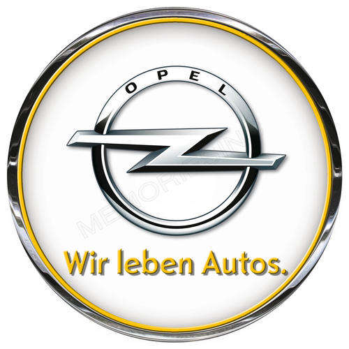 Opel Modern - Round Classic Metal Sign