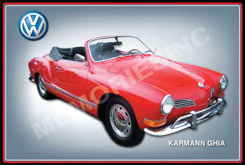 VW Karmann Ghia - Classic Metal Sign