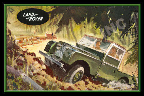 Classic Land Rover - Classic Metal Sign