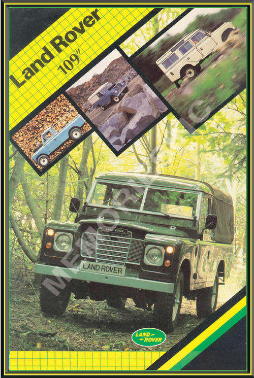 Land Rover Series III 109 - Classic Metal Sign