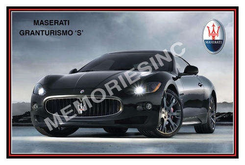 Maserati GranTurismo S (2009) - Classic Metal Sign