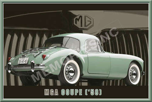MGA Coupe (58) - Classic Metal Sign