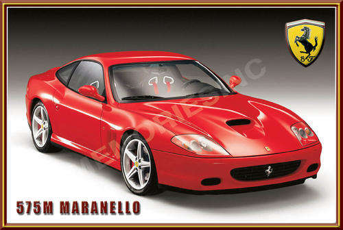 Ferrari 575M Maranello - Classic Metal Sign