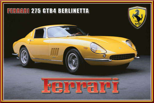 Ferrari 275 GTB4 Berlinetta (67) - Classic Metal Sign