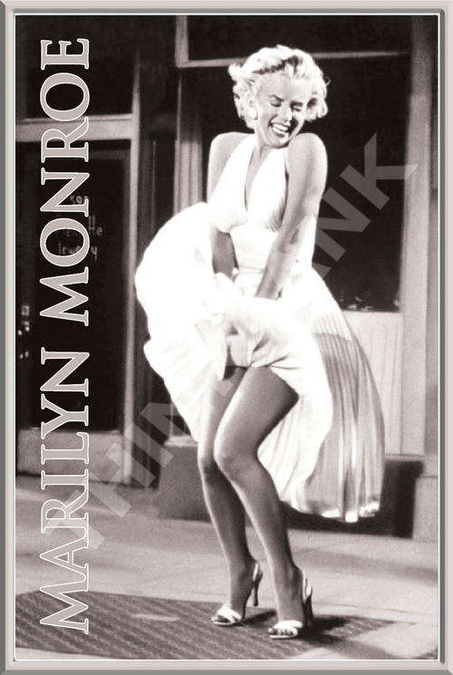 Marilyn Monroe Metal Sign - Classic