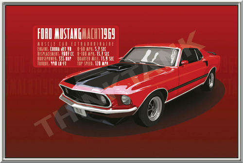 Mustang Mach 1 (1969) Metal Sign