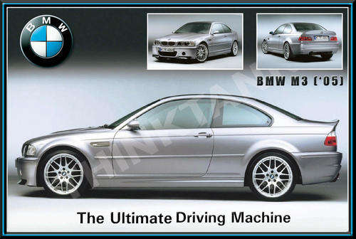 BMW M3 (2005) - Metal Sign