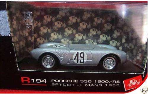 COLLECTORS MODEL - 1:43 PORSCHE 550 1500/RS no 49 SPYDER LE MANS 1955