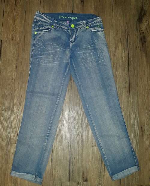 Pink Angel girls jeans 8-9 years * AS NEW