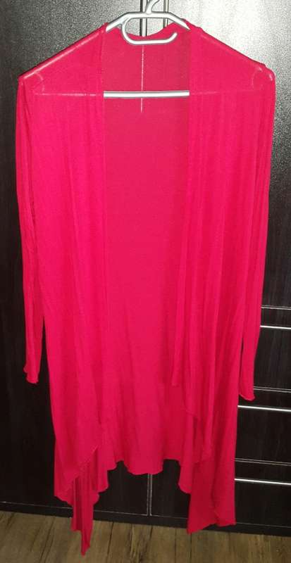Ladies lightweight Red Viscose jacket * Condition superb! Size M