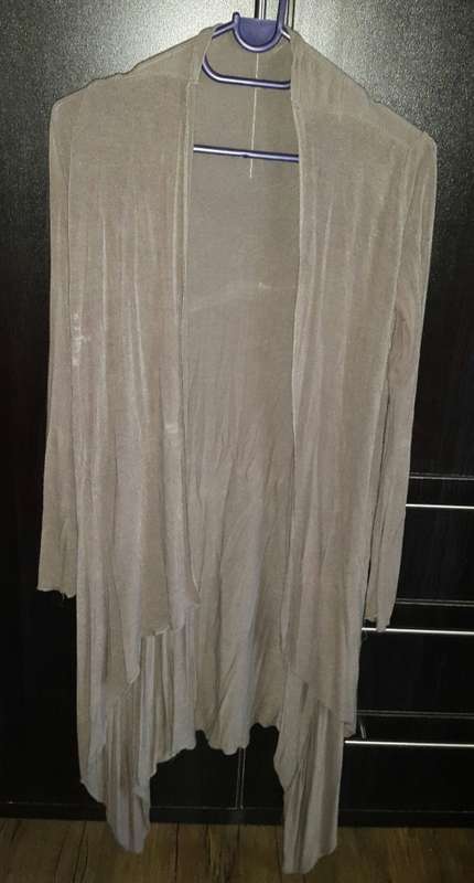 Stone colour lightweight Viscose jacket * Size M