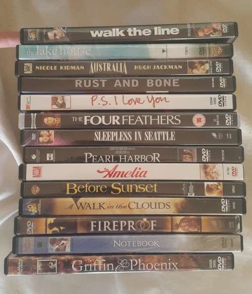 Collection of 14 Romance movies  DVD'S * 1 bid