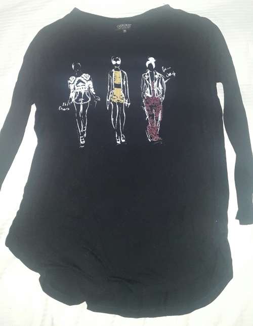 Cool, loose fitting longsleeved Viscose top by Cherokee * Lovely!