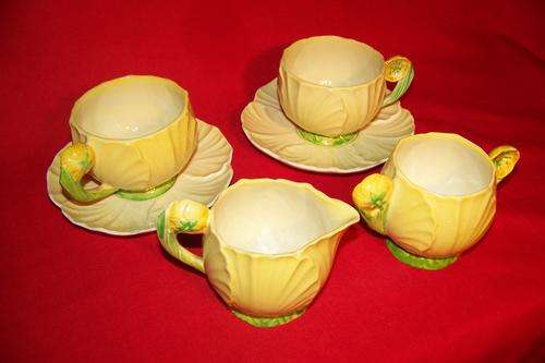 Carlton Ware Yellow Buttercup Tea Set for 2