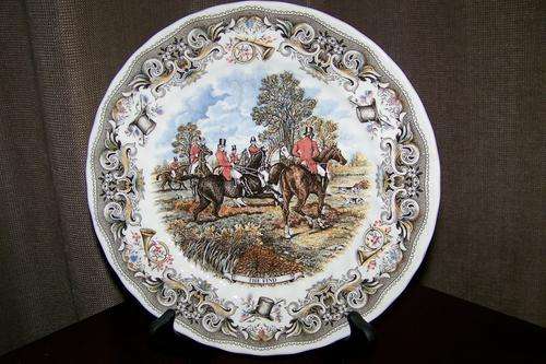 HERRING'S HUNT CHURCHILL HUNTING SCENE PLATE -  The Find