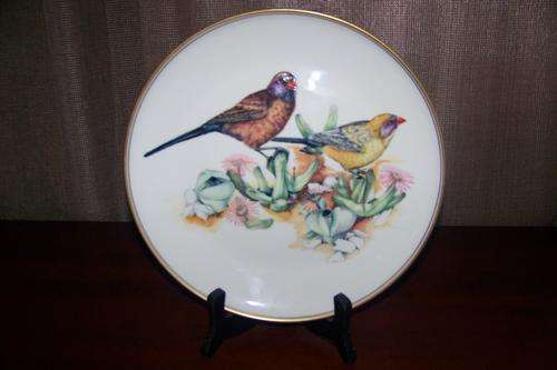 Heritage porcelain SA birds - Violet-Eared Waxbill