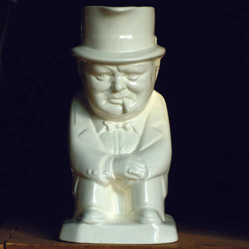 RARE 1941 COPELAND SPODE  WINSTON CHURCHILL TOBY JUG - PRISTINE CONDITION