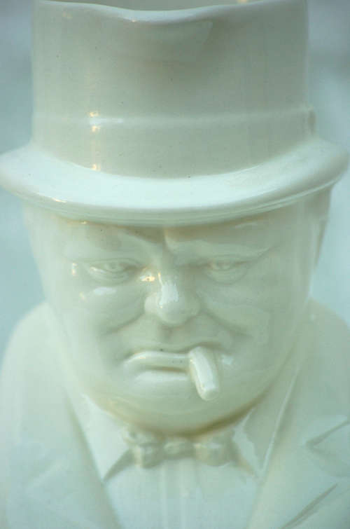 RARE 1941 COPELAND SPODE  WINSTON CHURCHILL TOBY JUG - PRISTINE CONDITION