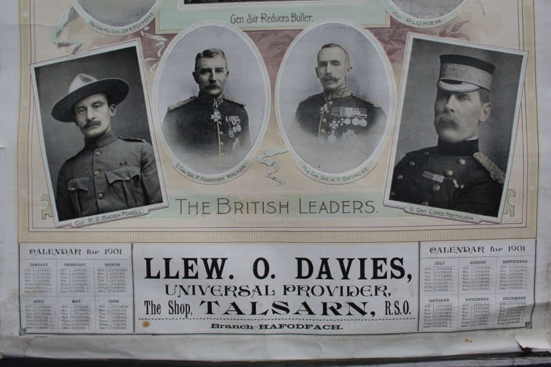 ONCE IN A LIFETIME FIND - ORIGINAL 1901 ANGLO-BOER WAR PROPAGANDA CALENDAR  - AMAZING CONDITION