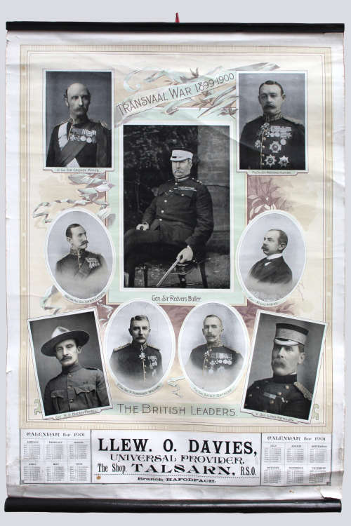 ONCE IN A LIFETIME FIND - ORIGINAL 1901 ANGLO-BOER WAR PROPAGANDA CALENDAR  - AMAZING CONDITION