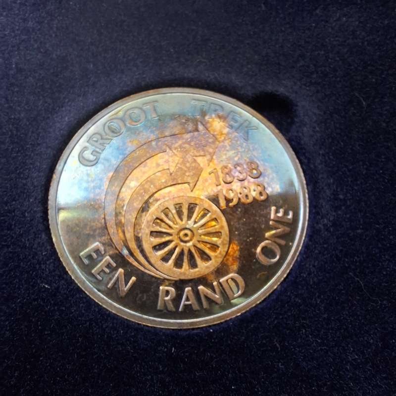 1988 Silver Proof - Great Trek 1 Rand