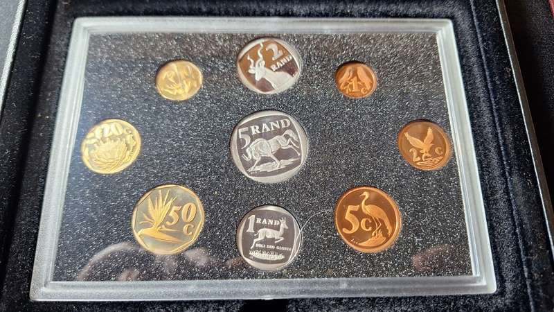 South Africa 1995 Proof Set in Box with COA - Mint Condition
