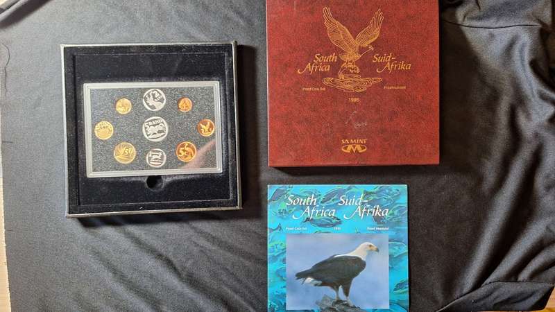 South Africa 1995 Proof Set in Box with COA - Mint Condition