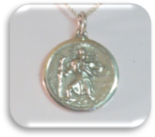 *****St Christopher***** Patron Saint of Save Travels. 925 Sterling Silver