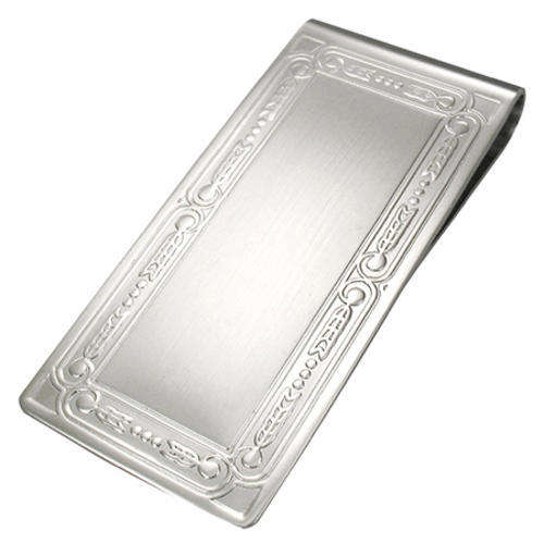 Stainless Steel Classic Design Money Clip by Dazzling Jewellers