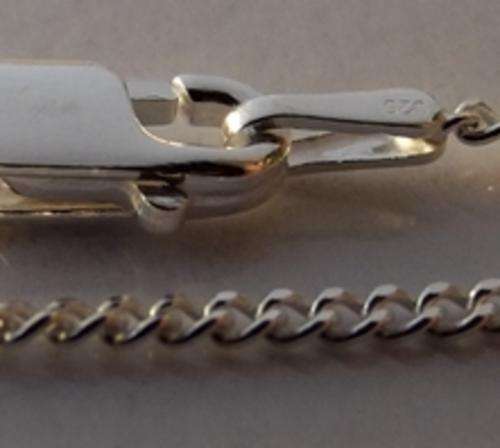 *****Curblink Sterling Silver Chain. 40 Gauge. 50cmm*****by Dazzling Jewellers