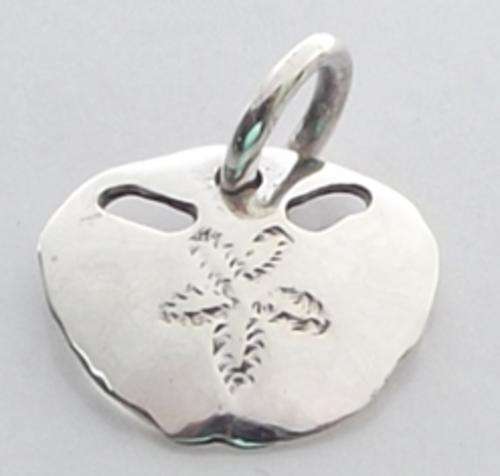 No2 Pansy Shell Charm/Small Pendant in Sterling Silver.
