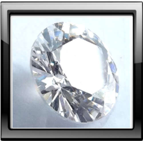 10mm round brilliant cut cubic zir4conia