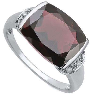 Garnet and Diamond Ring