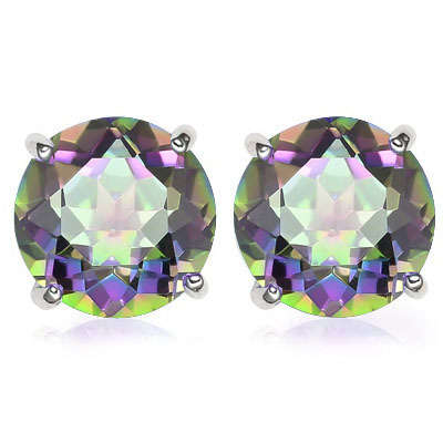 Mystic Topaz Stud Earrings (2ct)