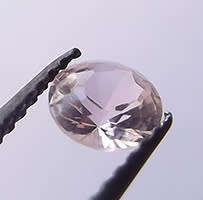 Morganite Nano (Lab Created), 5mm Round Brilliant-cut  Gem. BOBMR5