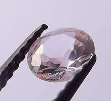 Morganite Nano (Lab Created), 5mm Round Brilliant-cut  Gem. BOBMR5