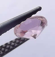 Morganite Nano (Lab Created), 5mm Round Brilliant-cut  Gem. BOBMR5