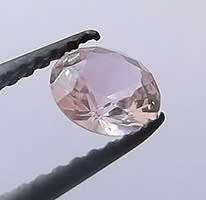 Morganite Nano (Lab Created), 5mm Round Brilliant-cut  Gem. BOBMR5