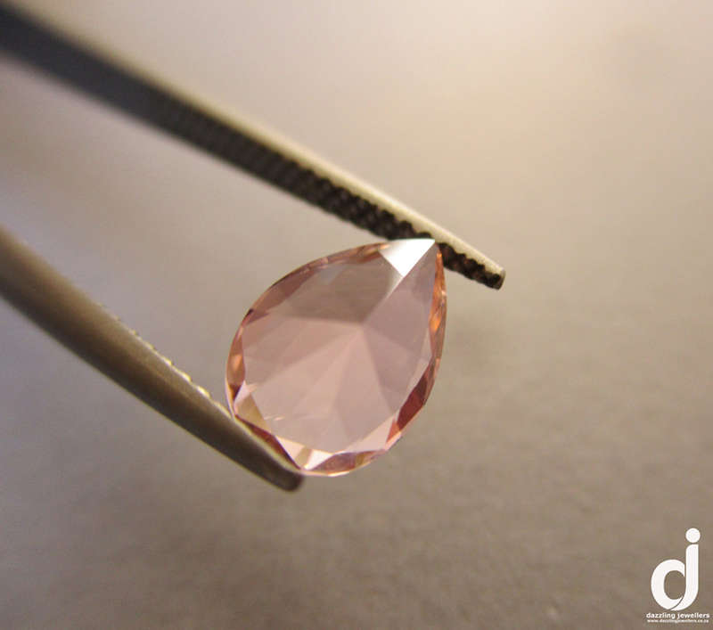 Morganite Nano | Pear-shape | 1.25ct | 9x6mm