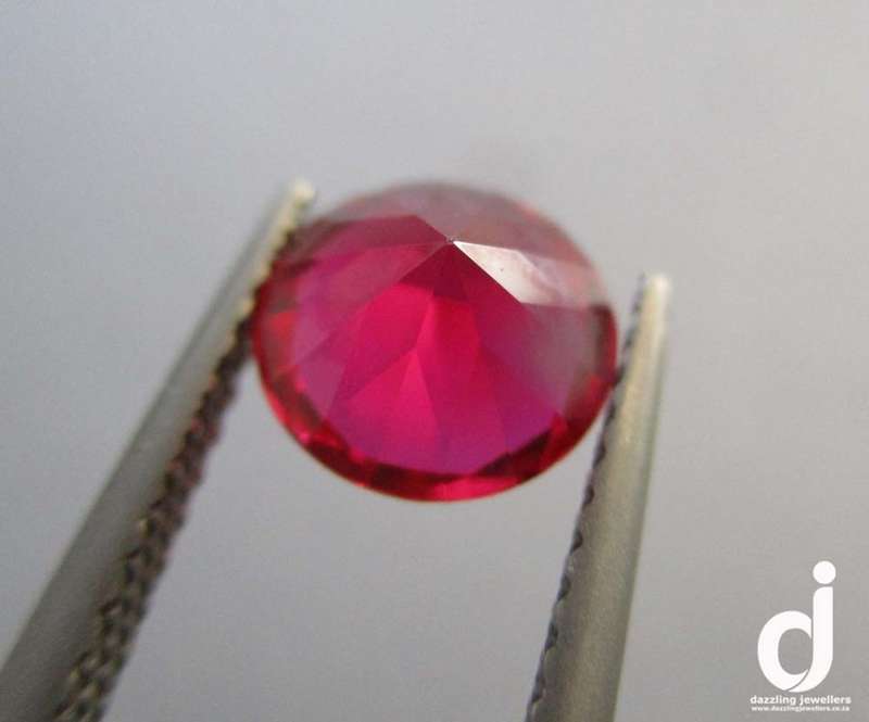 1.60ct | 7mm | Ruby | Round | Simulant