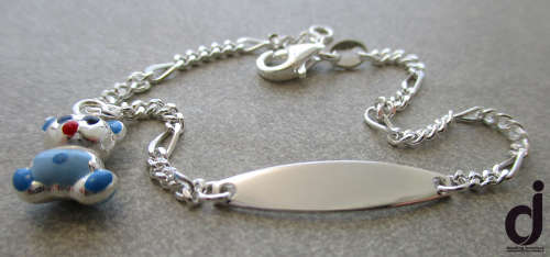 Baby Bracelet with Teddy Bear | 925 sterling silver