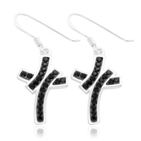 ****STERLING SILVER SWAROVSKI EARRINGS*****