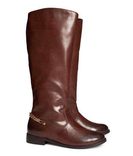 BROWN LONG BOOTS /// Must Have /// size 7 /// NEW /// Riding Boots Look
