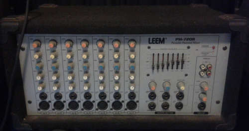 LEEM - PM720R Portable Powered Mixer