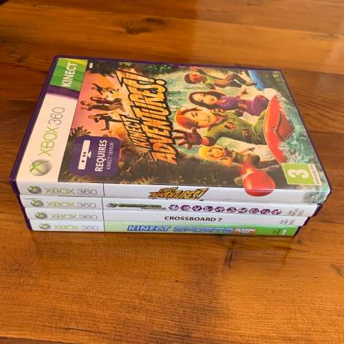 Xbox 360 Kinect and 4 Kinect Games Bundle