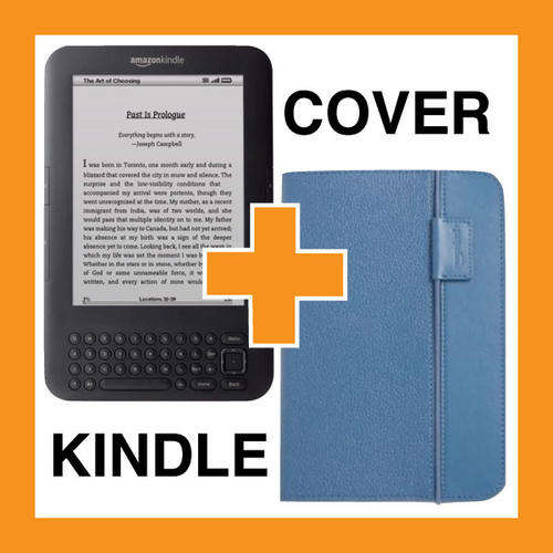 Kindle with Free 3G + Wifi + Leather Cover - Choose from 7 colours - Discount Offer + FREE SHIPPING