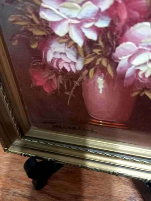 Two paintings still life Robert Cox