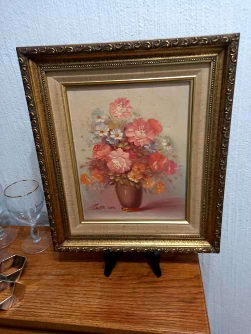 Two paintings still life Robert Cox